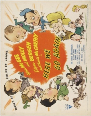 Here We Go Again movie poster (1942) canvas poster