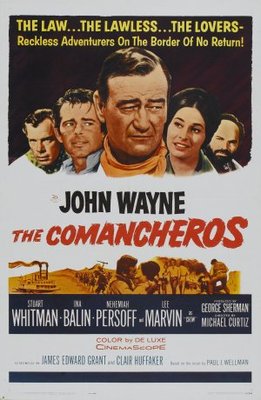 The Comancheros movie poster (1961) canvas poster