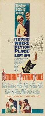 Return to Peyton Place movie poster (1961) mouse pad