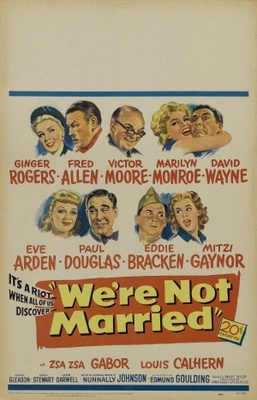 We're Not Married! movie poster (1952) poster with hanger
