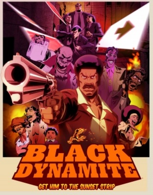 Black Dynamite: The Animated Series movie poster (2010) wooden framed poster