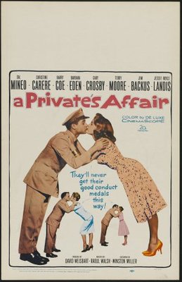 A Private's Affair movie poster (1959) poster with hanger