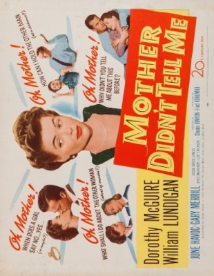 Mother Didn't Tell Me movie poster (1950) Mouse Pad MOV_6ead5077