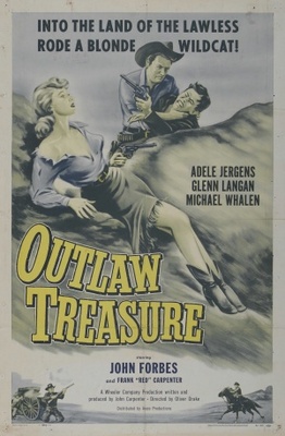 Outlaw Treasure movie poster (1955) Stickers MOV_6eadc7e9