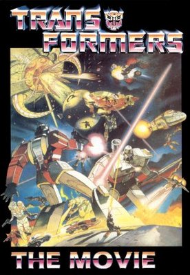 The Transformers: The Movie movie poster (1986) poster with hanger