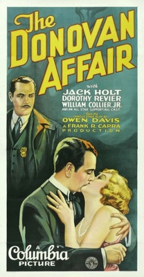 The Donovan Affair movie poster (1929) canvas poster