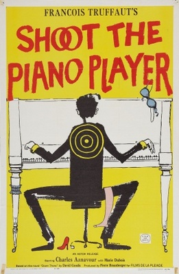 Tirez sur le pianiste movie poster (1960) wooden framed poster