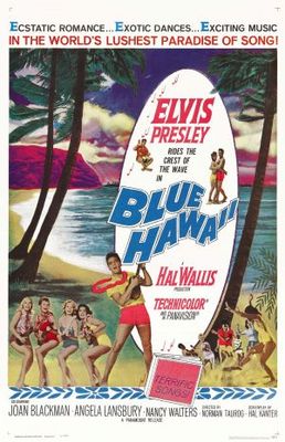Blue Hawaii movie poster (1961) poster with hanger