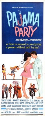 Pajama Party movie poster (1964) mouse pad