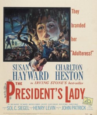 The President's Lady movie poster (1953) wood print