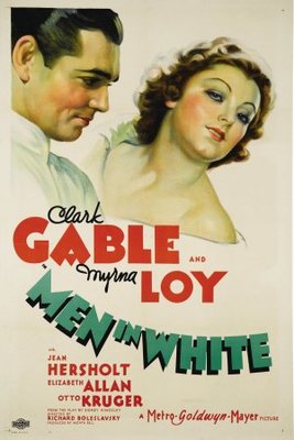 Men in White movie poster (1934) wooden framed poster