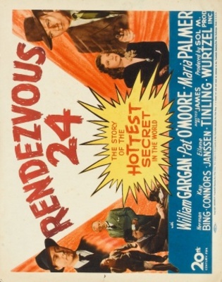Rendezvous 24 movie poster (1946) poster with hanger