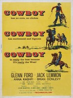 Cowboy movie poster (1958) Mouse Pad MOV_6f6b893f