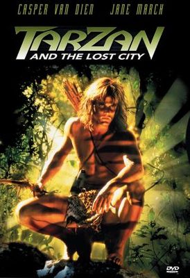 Tarzan and the Lost City movie poster (1998) wooden framed poster