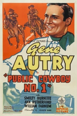 Public Cowboy No. 1 movie poster (1937) wood print