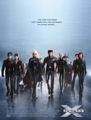 X2 movie poster (2003) metal framed poster