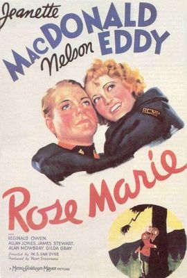 Rose-Marie movie poster (1936) metal framed poster