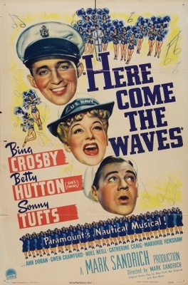 Here Come the Waves movie poster (1944) canvas poster