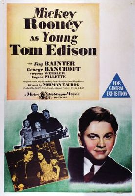 Young Tom Edison movie poster (1940) mouse pad