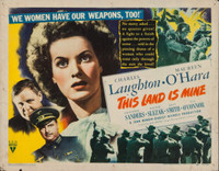 This Land Is Mine movie poster (1943) t-shirt #1467763