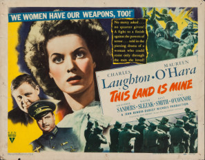 This Land Is Mine movie poster (1943) Poster MOV_6ka2fadh