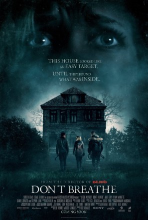 Dont Breathe movie poster (2016) canvas poster