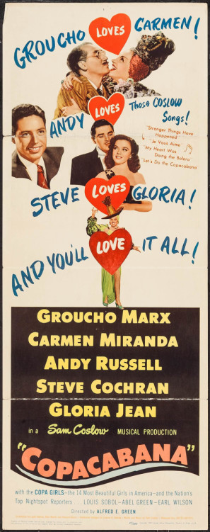 Copacabana movie poster (1947) Tank Top