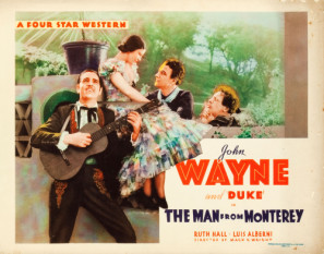 The Man from Monterey movie poster (1933) metal framed poster