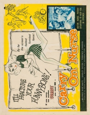 Carry on Nurse movie poster (1959) poster with hanger