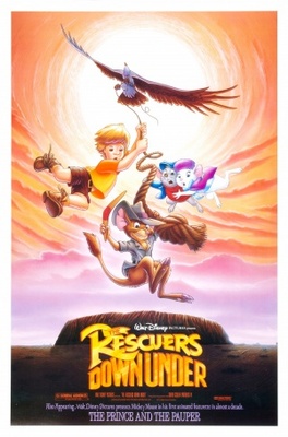 The Rescuers Down Under movie poster (1990) wood print
