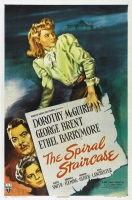 The Spiral Staircase movie poster (1946) metal framed poster