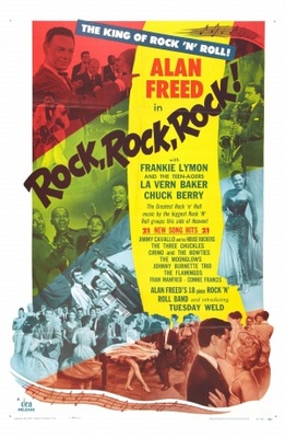Rock Rock Rock! movie poster (1956) wooden framed poster
