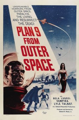 Plan 9 from Outer Space movie poster (1959) canvas poster