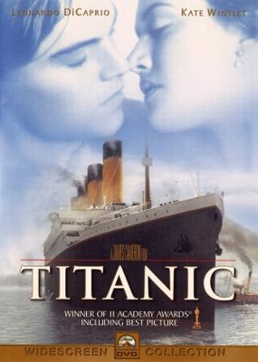 Titanic movie poster (1997) Stickers MOV_70421edf