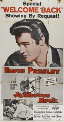 Jailhouse Rock movie poster (1957) poster with hanger