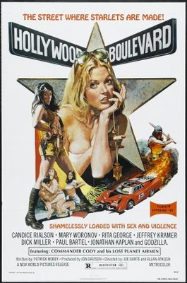 Hollywood Boulevard movie poster (1976) Stickers MOV_70776416