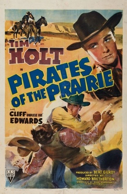 Pirates of the Prairie movie poster (1942) wood print
