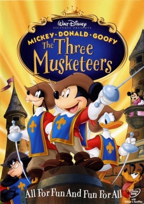 Mickey, Donald, Goofy: The Three Musketeers movie poster (2004) poster with hanger