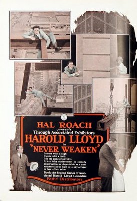 Never Weaken movie poster (1921) Poster MOV_70d716ef