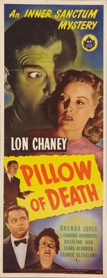Pillow of Death movie poster (1945) canvas poster