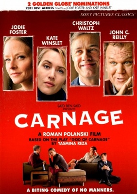 Carnage movie poster (2011) tote bag