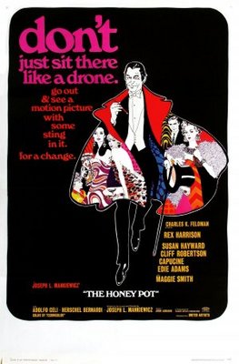 The Honey Pot movie poster (1967) wooden framed poster