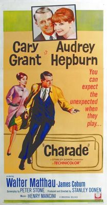Charade movie poster (1963) poster with hanger