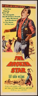 The Broken Star movie poster (1956) poster with hanger