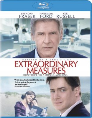 Extraordinary Measures movie poster (2010) wood print