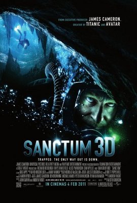 Sanctum movie poster (2010) t-shirt