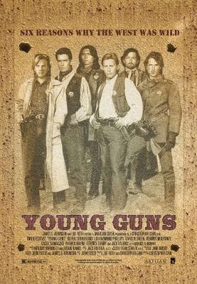 Young Guns movie poster (1988) canvas poster