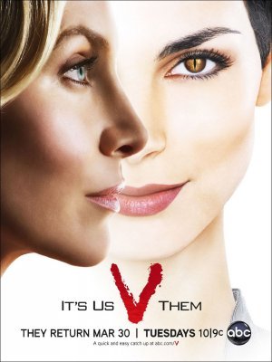 V: The Series movie poster (2009) wooden framed poster