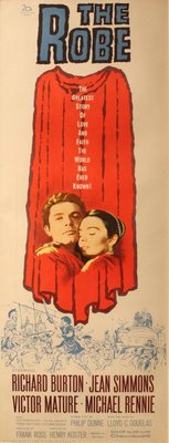 The Robe movie poster (1953) pillow