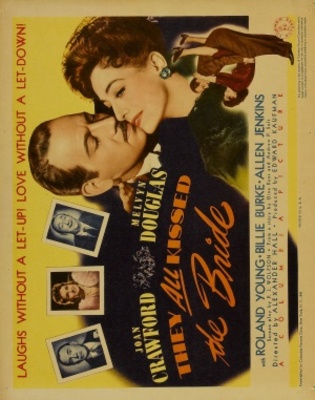 They All Kissed the Bride movie poster (1942) poster with hanger